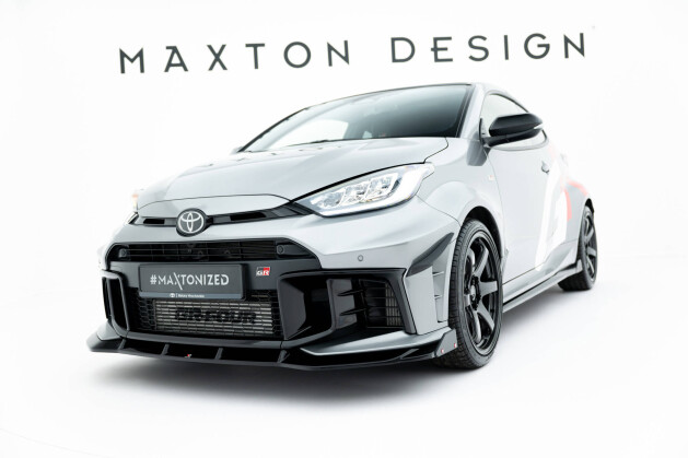 Cup Spoilerlippe Front Ansatz + Flaps passend für Toyota GR Yaris Mk4 Facelift