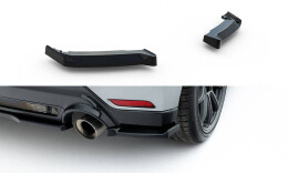Heck Ansatz Flaps Diffusor passend für Toyota GR Yaris Mk4 Facelift schwarz Hochglanz