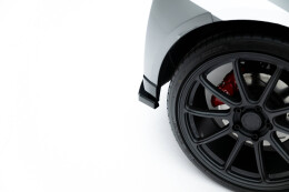Heck Ansatz Flaps Diffusor passend für Toyota GR Yaris Mk4 Facelift schwarz Hochglanz