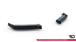 Heck Ansatz Flaps Diffusor passend für Toyota GR Yaris Mk4 Facelift schwarz Hochglanz