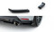 Heck Ansatz Flaps Diffusor passend für Toyota GR Yaris Mk4 Facelift schwarz Hochglanz