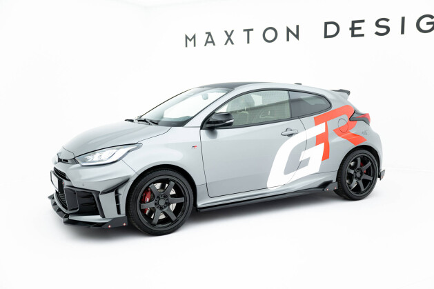 Seitenschweller Ansatz Cup Leisten + Flaps passend für Toyota GR Yaris Mk4 Facelift