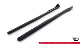 Seitenschweller Ansatz Cup Leisten + Flaps passend für Toyota GR Yaris Mk4 Facelift