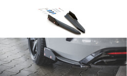 Heck Ansatz Flaps Diffusor V.2 + Flaps für Skoda Octavia RS Mk4 FLAPS MATT