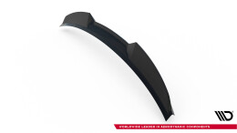 Heck Spoiler Aufsatz Abrisskante 3D für Skoda Octavia RS Liftback MK4 / Mk4 Facelift schwarz Hochglanz