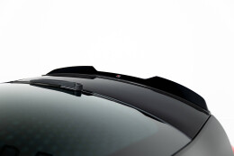 Heck Spoiler Aufsatz Abrisskante 3D für Skoda Octavia RS / Sportline / Standard Liftback MK4 / Mk4 Facelift schwarz Hochglanz