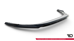 Cup Spoilerlippe Front Ansatz V.1 passend für Skoda Octavia RS Liftback / Combi Mk4 Facelift schwarz Hochglanz