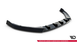 Cup Spoilerlippe Front Ansatz V.2 passend für Skoda Octavia RS Liftback / Combi Mk4 Facelift schwarz Hochglanz