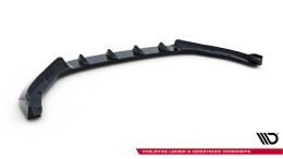 Street+ Spoilerlippe Front Ansatz V.2 passend für Skoda Octavia RS Liftback / Combi Mk4 FL schwarz Hochglanz