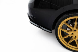 Heck Ansatz Flaps Diffusor V.5 passend für Skoda Octavia RS Liftback / Combi Mk4 / Mk4 Facelift schwarz Hochglanz