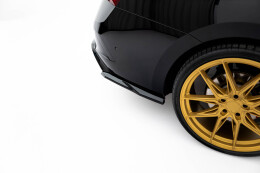 Heck Ansatz Flaps Diffusor V.7 passend für Skoda Octavia RS Liftback / Combi Mk4 / Mk4 Facelift schwarz Hochglanz