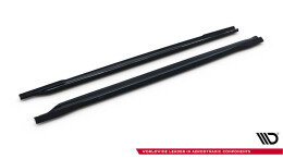 Seitenschweller Ansatz Cup Leisten V.1 passend für Skoda Octavia RS Liftback / Combi Mk4 / Mk4 Facelift schwarz Hochglanz