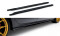 Seitenschweller Ansatz Cup Leisten V.1 passend für Skoda Octavia RS Liftback / Combi Mk4 / Mk4 Facelift schwarz Hochglanz
