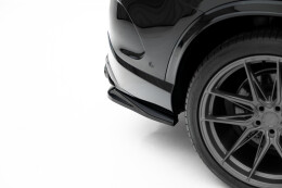 Mittlerer Cup Diffusor Heck Ansatz DTM Look für Mercedes-AMG GLC 43 X254 schwarz Hochglanz