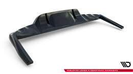 Mittlerer Cup Diffusor Heck Ansatz DTM Look für Mercedes-AMG GLC 43 X254 schwarz Hochglanz