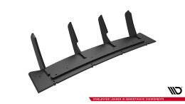 Street Pro Heckschürze Heck Ansatz Diffusor für Dodge Charger RT Scat Paket Widebody Mk3 Facelift SCHWARZ-ROT