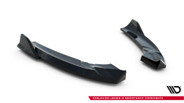 Heck Ansatz Flaps Diffusor für Dodge Charger RT Scat Paket Widebody Mk3 Facelift schwarz Hochglanz