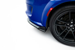 Street+ Heck Ansatz Flaps passend für Dodge Charger RT Scat Pack Widebody Mk3 FL schwarz Hochglanz