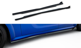 Street+ Seitenschweller Leisten passend für Dodge Charger RT Scat Pack Widebody Mk3 FL schwarz Hochglanz