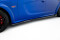 Seitenschweller Ansatz Cup Leisten passend für Dodge Charger RT Scat Paket Widebody Mk3 Facelift schwarz Hochglanz