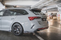 Heck Ansatz Flaps Diffusor V.2 + Flaps für Skoda Octavia RS Mk4