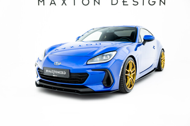Street Pro Cup Spoilerlippe Front Ansatz passend für Subaru BRZ Mk2 SCHWARZ