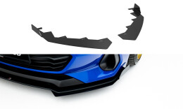 Front Flaps für Subaru BRZ Mk2 schwarz Hochglanz