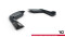 Heck Ansatz Flaps Diffusor passend für Porsche Cayenne Sport Design Mk3 schwarz Hochglanz