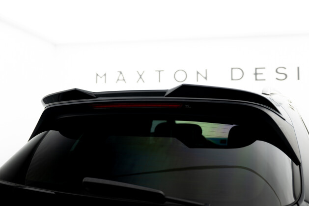 Heck Spoiler Aufsatz Abrisskante 3D passend für Porsche Cayenne Sport Design Mk3 schwarz Hochglanz