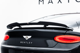 Heck Spoiler Aufsatz Abrisskante passend für Bentley Continental GT Coupe Mk3 schwarz Hochglanz