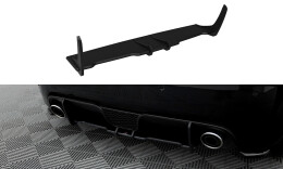 Street Pro Heckschürze Heck Ansatz Diffusor passend für Abarth 500 Mk1 ROT