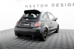 Heck Ansatz Flaps Diffusor V.2 für Abarth 500 Mk1 schwarz Hochglanz