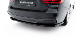 Heck Ansatz Flaps Diffusor V.2 passend für BMW 3er GT M-Paket F34 schwarz Hochglanz