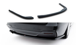 Heck Ansatz Flaps Diffusor V.2 passend für BMW 3er GT M-Paket F34 schwarz Hochglanz