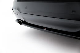 Heck Ansatz Flaps Diffusor V.2 passend für BMW 3er GT M-Paket F34 schwarz Hochglanz