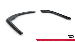 Heck Ansatz Flaps Diffusor V.2 passend für BMW 3er GT M-Paket F34 schwarz Hochglanz