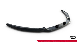 Cup Spoilerlippe Front Ansatz V.3 passend für Ford Focus ST-Line Mk3 Facelift schwarz Hochglanz