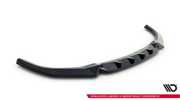 Cup Spoilerlippe Front Ansatz passend für BMW X1 M-Paket F48 Facelift schwarz Hochglanz
