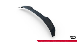 Heck Spoiler Aufsatz Abrisskante 3D passend für Volvo S60 R-Design Mk3 schwarz Hochglanz
