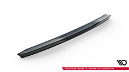 Heck Spoiler Aufsatz Abrisskante 3D passend für Volvo S60 R-Design Mk3 schwarz Hochglanz