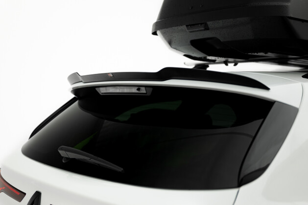 Heck Spoiler Aufsatz Abrisskante passend für Renault Talisman Grandtour schwarz Hochglanz