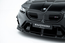 Cup Spoilerlippe Front Ansatz V.1 passend für BMW M5 Limousine / Touring G90 schwarz Hochglanz