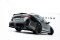 Mittlerer Cup Diffusor Heck Ansatz DTM Look passend für BMW M5 Limousine / Touring G90 schwarz Hochglanz
