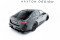 Mittlerer Cup Diffusor Heck Ansatz DTM Look passend für BMW M5 Limousine / Touring G90 schwarz Hochglanz