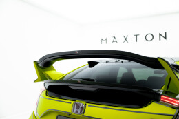 Oberer Heck Spoiler Aufsatz Abrisskante V.1 passend für Honda Civic Type-R Mk10 / Mk10 Facelift schwarz Hochglanz