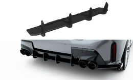 Street Pro Heckschürze Heck Ansatz Diffusor passend für BMW M135i F70 schwarz