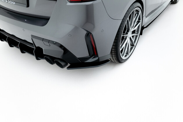 Street Pro Heck Ansatz Flaps Diffusor V.1 passend für BMW M135i F70 rot