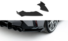 Street Pro Heck Ansatz Flaps Diffusor V.1 passend für BMW M135i F70 schwarz+ Hochglanz Flaps