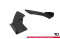 Street Pro Heck Ansatz Flaps Diffusor V.1 passend für BMW M135i F70 schwarz+ Hochglanz Flaps
