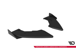 Street Pro Heck Ansatz Flaps Diffusor V.1 + Flaps für BMW M135i F70 schwarz Hochglanz